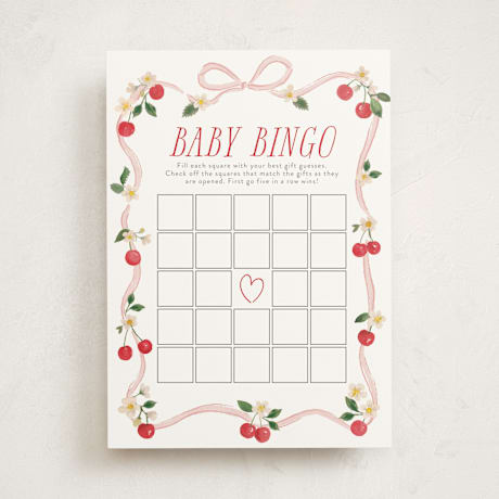 Baby Shower Game Cards