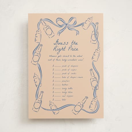 Baby Shower Game Cards