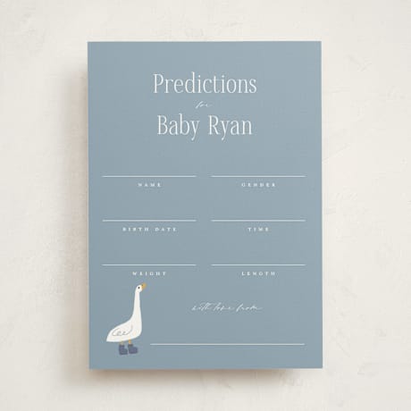 Baby Shower Game Cards