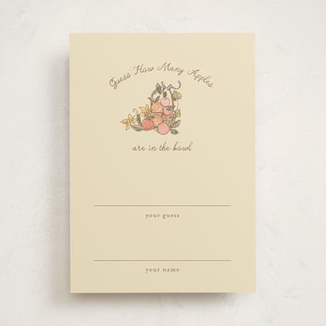 Baby Shower Game Cards