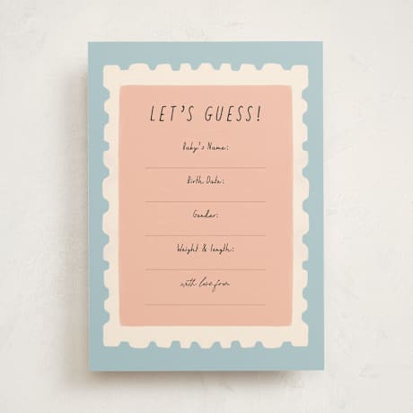 Baby Shower Game Cards