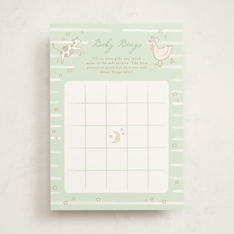 Baby Shower Game Cards