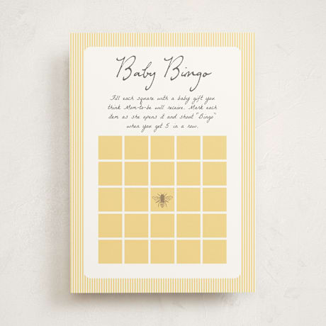Baby Shower Game Cards
