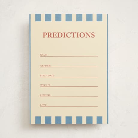 Baby Shower Game Cards