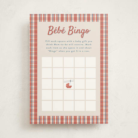 Baby Shower Game Cards