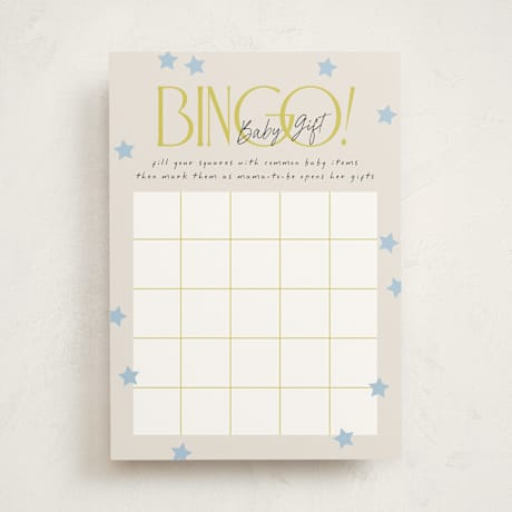 Baby Shower Game Cards