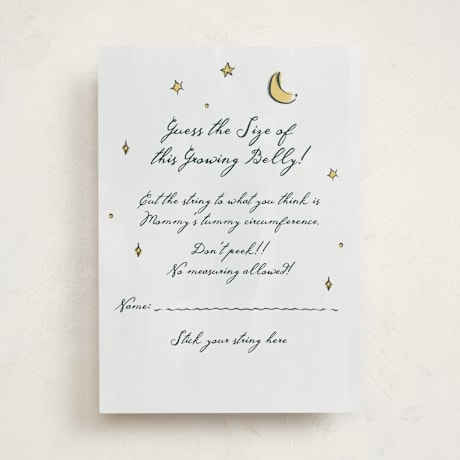 Baby Shower Game Cards