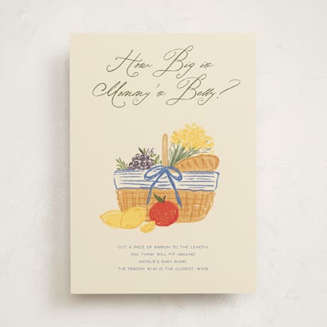 Baby Shower Game Cards