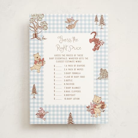 Baby Shower Game Cards