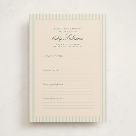 Baby Shower Activity Cards