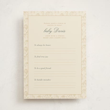 Baby Shower Activity Cards