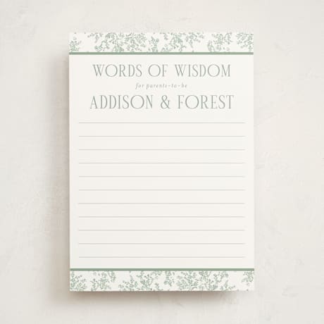 Baby Shower Activity Cards