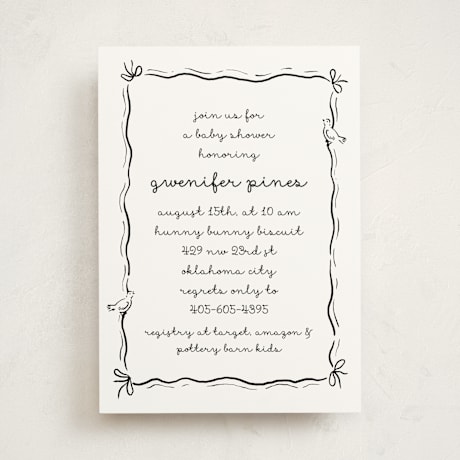 Baby Shower Invitations