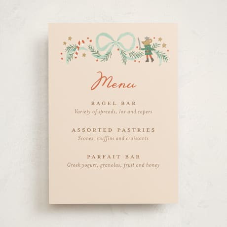 Baby Shower Menu Signs