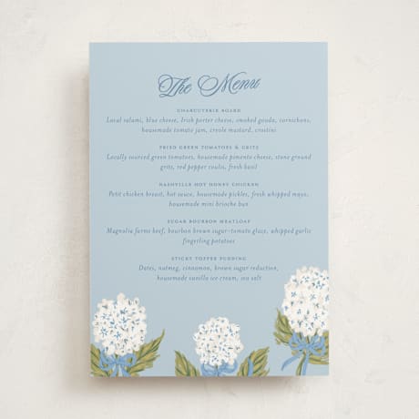 Baby Shower Menu Signs