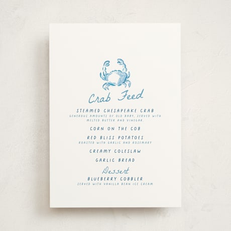 Baby Shower Menu Signs