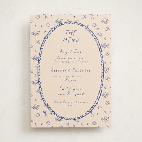 Baby Shower Menu Signs