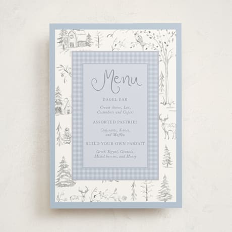Baby Shower Menu Signs