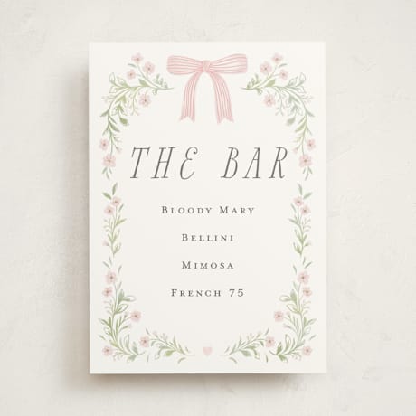 Baby Shower Bar Signs