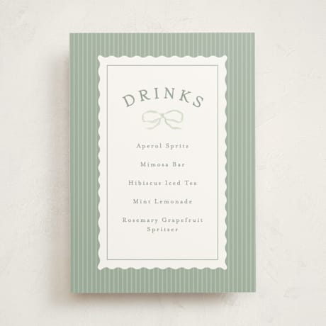 Baby Shower Bar Signs