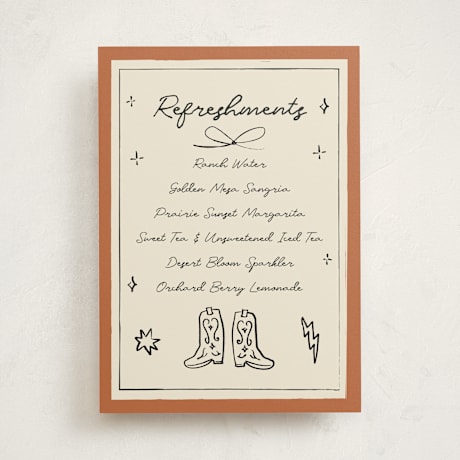 Baby Shower Bar Signs