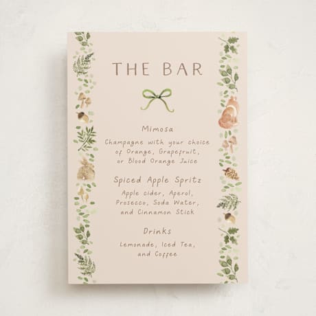 Baby Shower Bar Signs