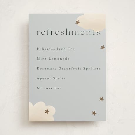 Baby Shower Bar Signs