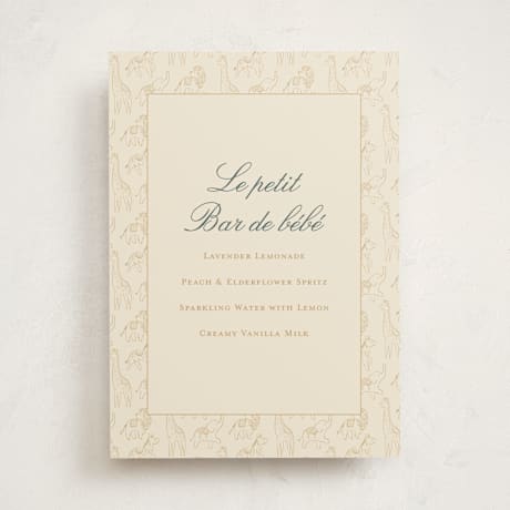 Baby Shower Bar Signs