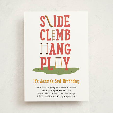 Children's Birthday Party Invitations