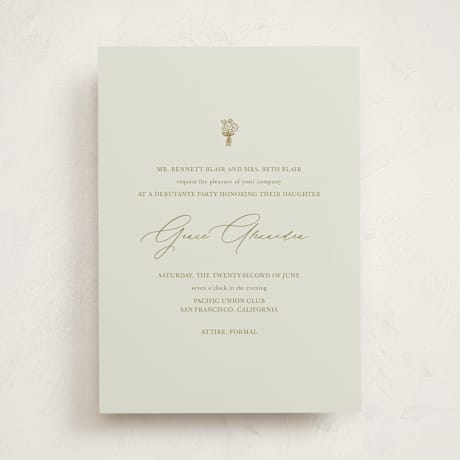 Debutante Party Invitations