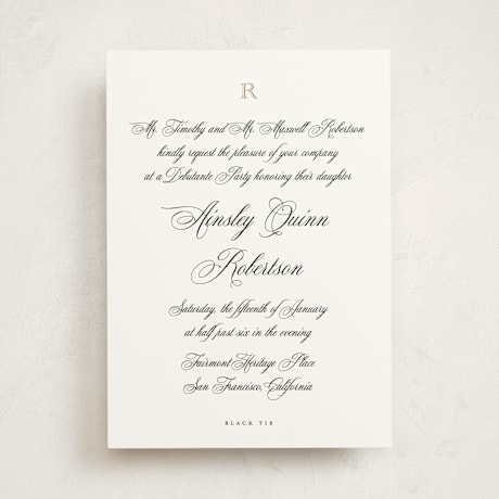 Debutante Party Invitations