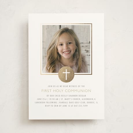 First Holy Communion Invitations