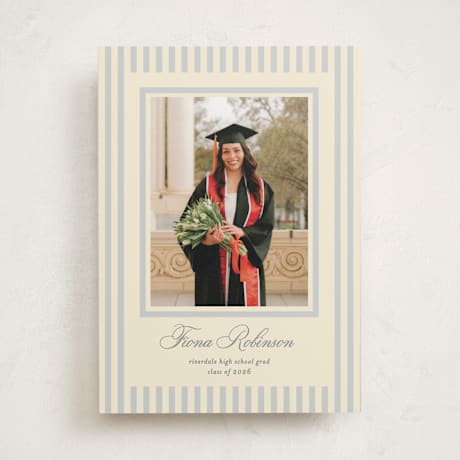 Graduation Announcement Photo Mount Cards