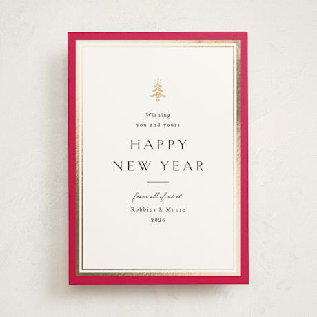 Foil-Pressed Business Holiday Cards