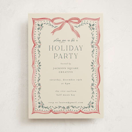 Holiday Party Invitations