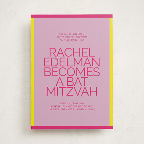 Mitzvah Invitations