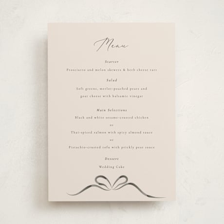 Party Menus