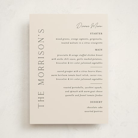 Party Menus