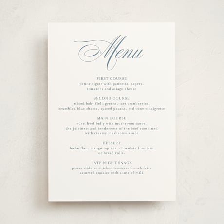 Party Menus