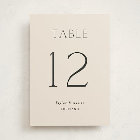 Party Table Numbers