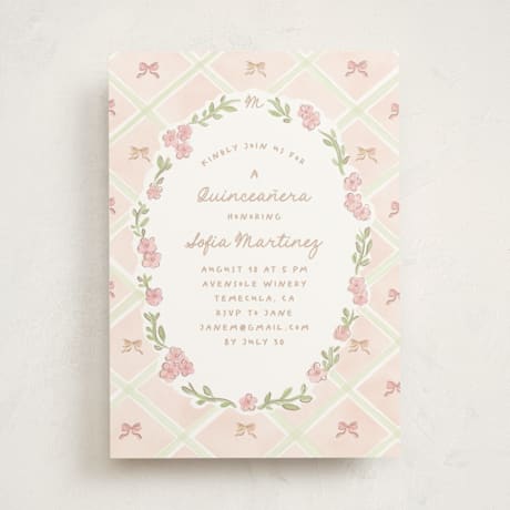 Quinceañera Invitations