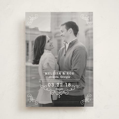 Retired Save The Date Cards