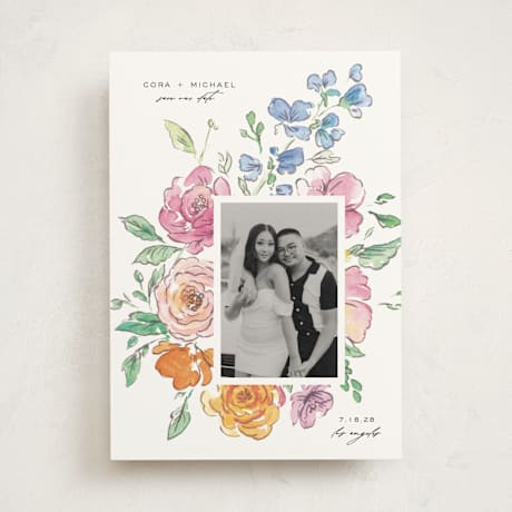 Save the Date Photo Mount Cards