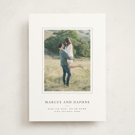 Save the Date Photo Mount Cards