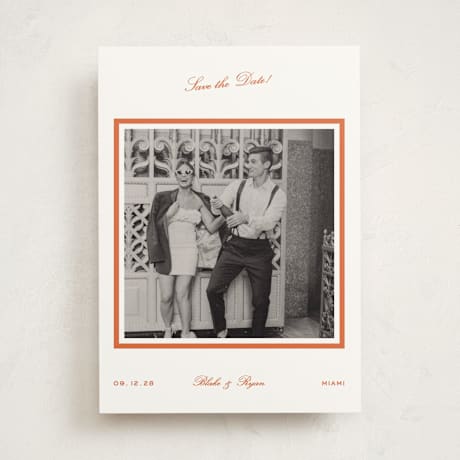 Save the Date Photo Mount Cards