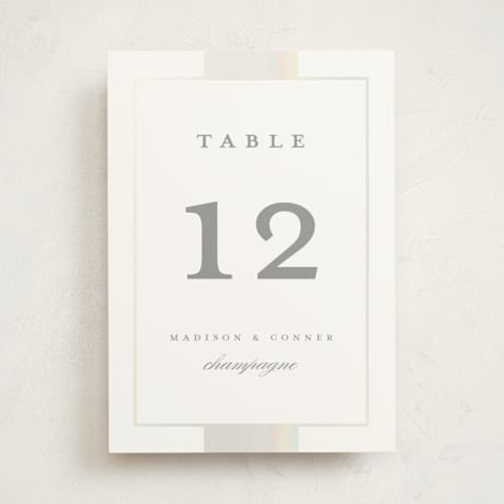 Gloss-Press Table Numbers