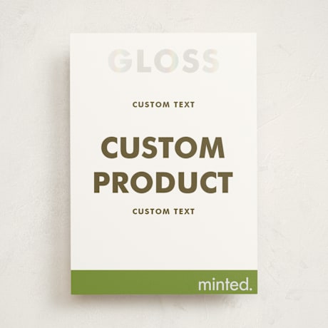 Gloss-Press Table Numbers