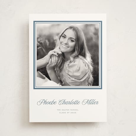 Graduation Announcement Photo Mount Cards