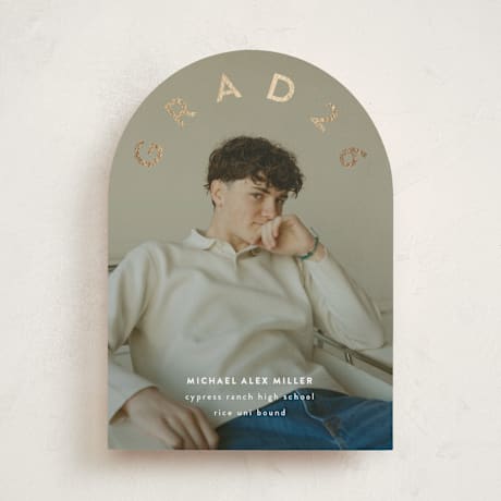 Foil-Pressed Graduation Announcements