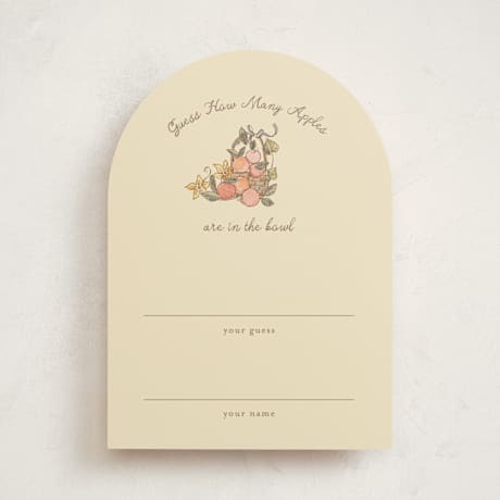 Baby Shower Game Cards